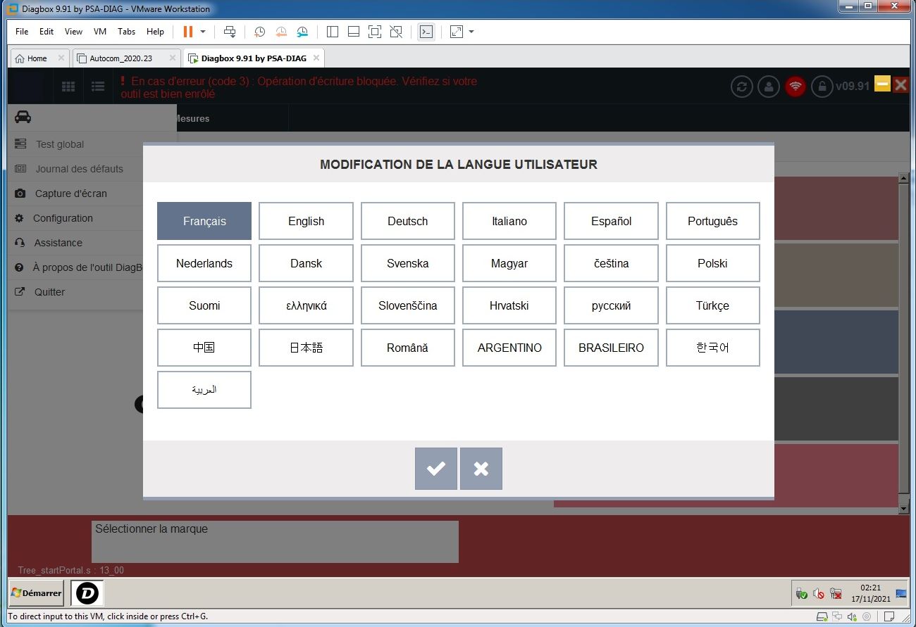 DiagBox 9.91 Vmware 03.2021 - Image 3