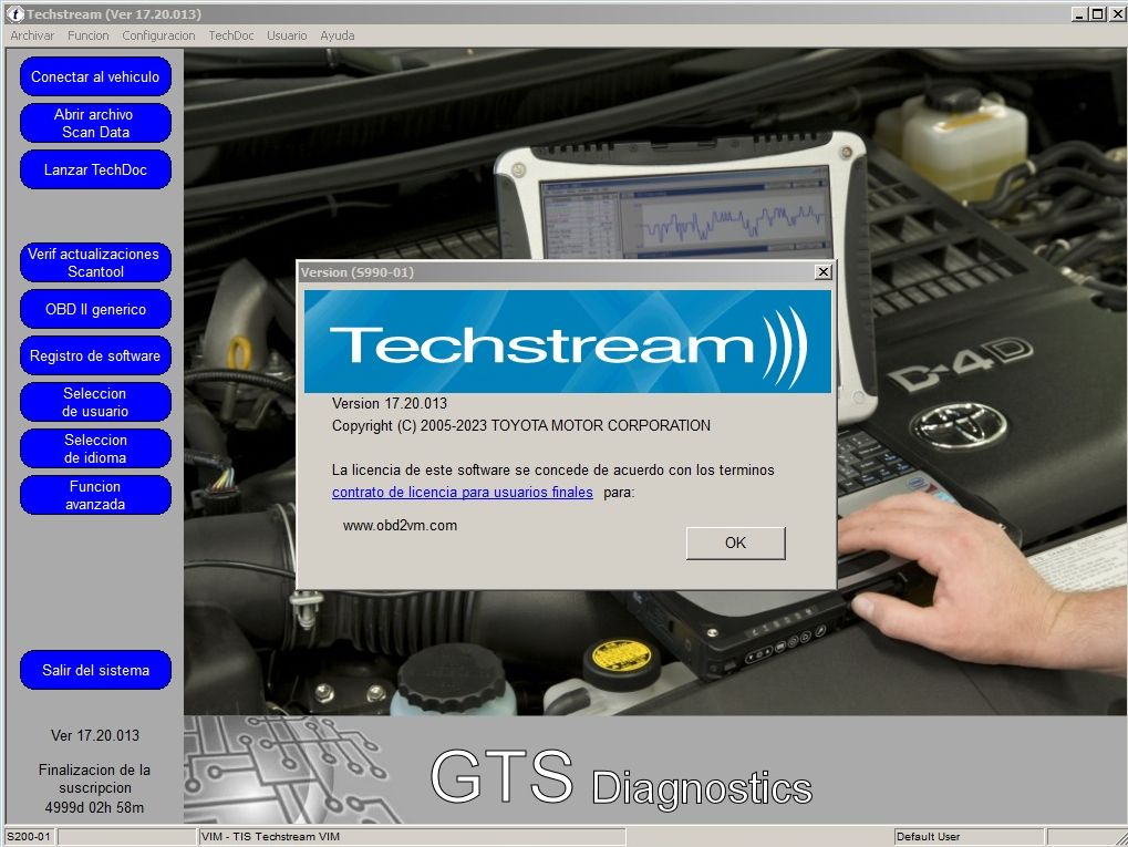 Techstream V17.20.013 VM SP